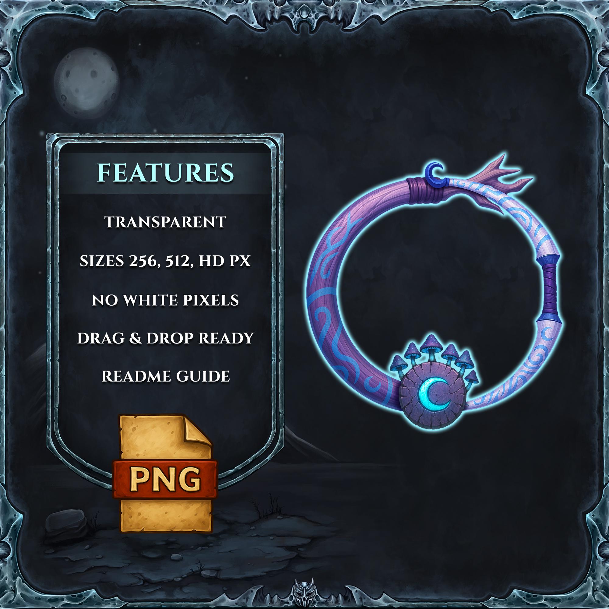 Fantasy RPG Token Border: Transparent Character Portrait Frame (PNG ...