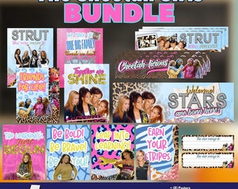 The Cheetah Girls Inspired Classroom Decor Bundle (DIGITAL and Printable)