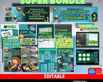 Kim Possible (College Prep) Editable Super Bundle (Editable)