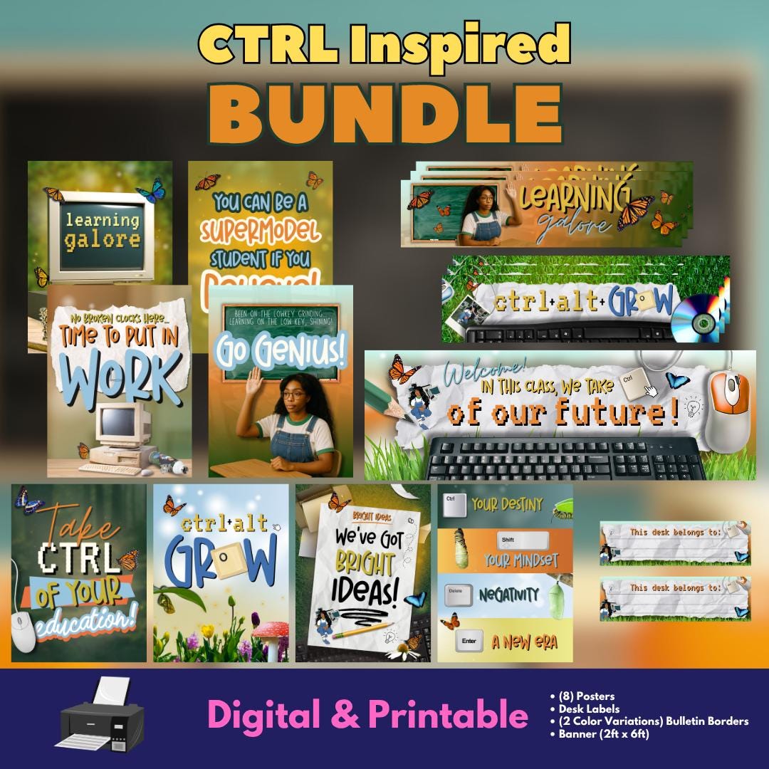 Sza Inspired Classroom Bundle (Digital & Printable)