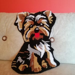 Custom Dog Portrait / Tufted Pet Rug / Animal Rug
