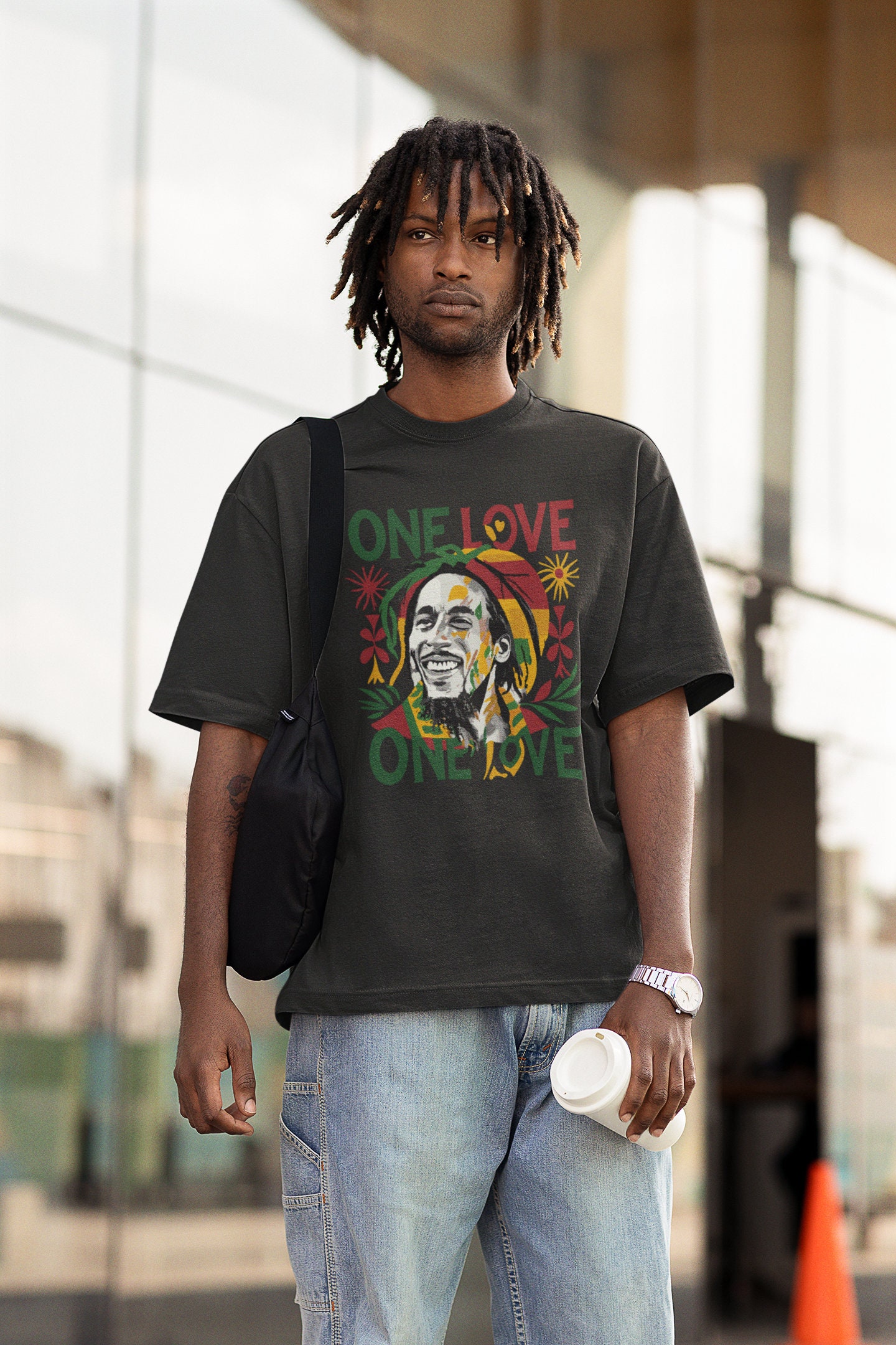 Reggae T-shirt Magical Reggae Love Bob Marley Inspired Unisex Tee