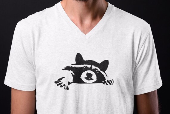 Raccoon Shirt, Cute Raccoon Shirt, Cute Raccoon Tee, Raccoon Graphic Tee, Animal Lover Shirt, Animal Gift, Raccoon Lover Gift, Plus size