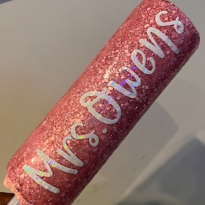 Pink Glitter 20oz tumbler