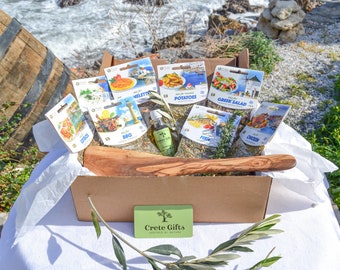 Griechische Gewürze Geschenkbox, Gourmet-Geschenkbox, Bio-Lebensmittel-Geschenkset, Muttertagsgeschenk, Foodie-Freundgeschenk, Firmengeschenk, Hobbykochgeschenk