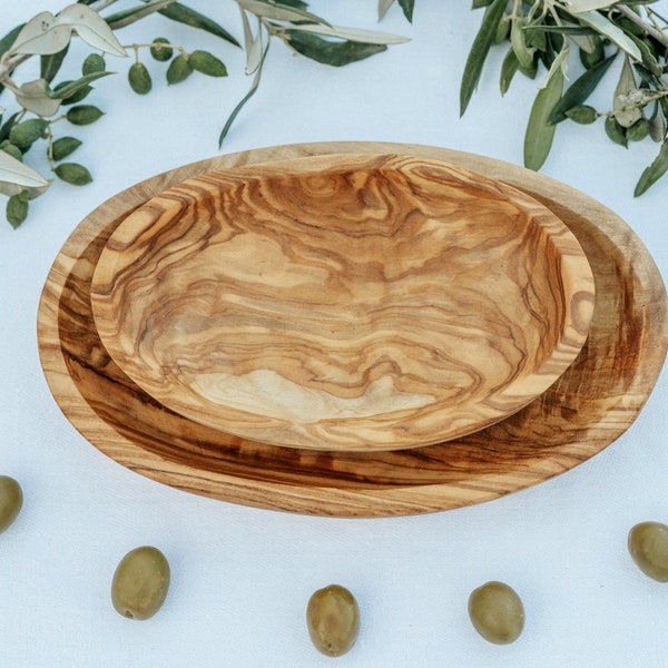 Olive Wood Plates Etsy