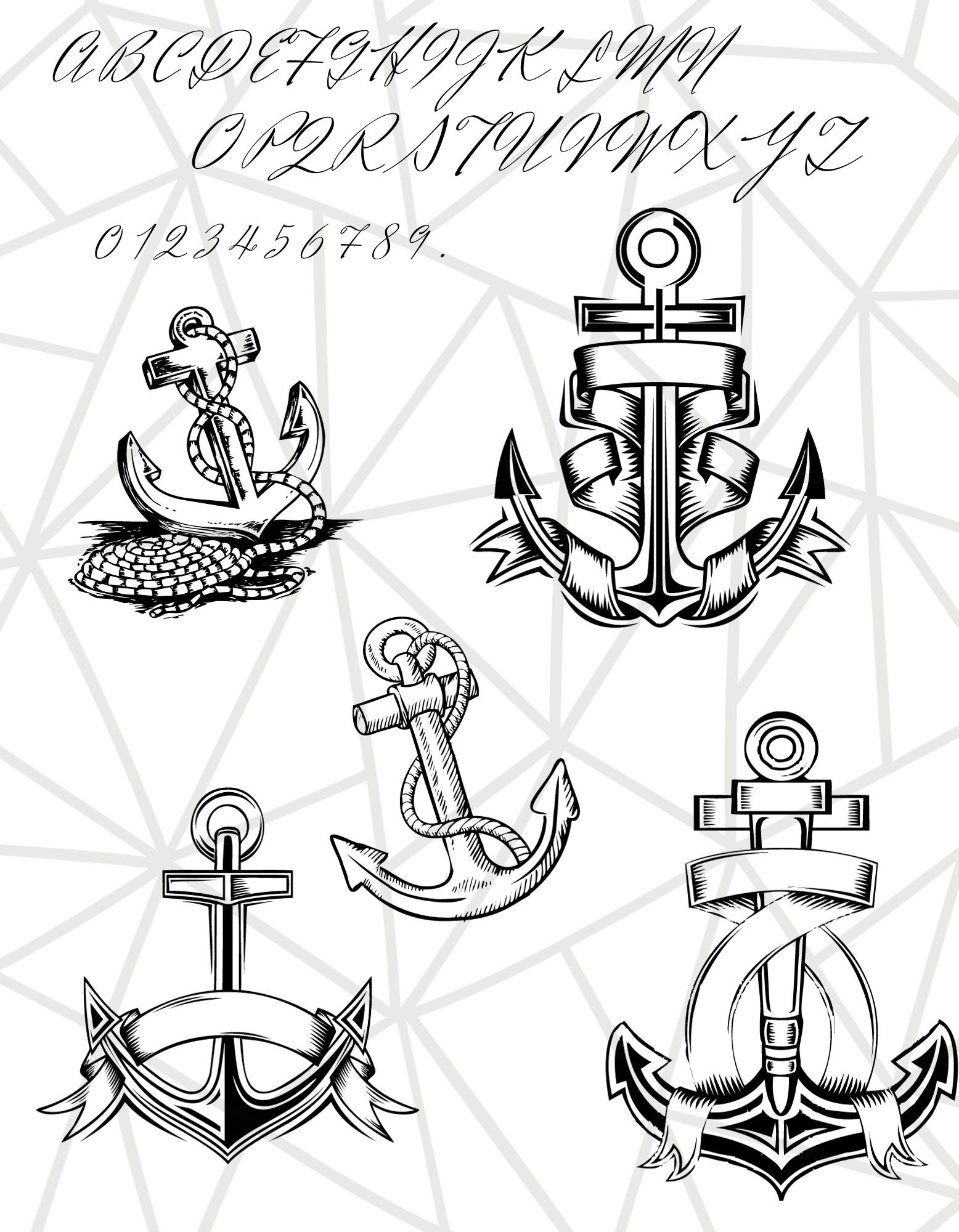 Anker svg Bundle,Anker Rahmen SVG,Split Anker SVG,Anker ClipArt,Kreuzfahrt svg,a-z schrift zahlen 0-9  svg,geschnittene Dateien sv,Anker svg