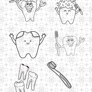 Tooth svg bundle,Tooth PNG bundle,Tooth clipart,Tooth svg cut files for cricut,Tooth silhouette,Dental SVG files,Dental png