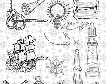 Nautische Bundle svg Anker svg Strand sofortigen Download svg-Dateien für Cricut Sommer SVG Meer Clipart Ozean SVG nautischen svg Meer