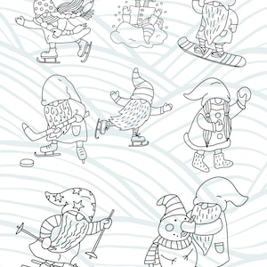 Paquete SVG de Gnome, svg de Gnome, svg de gnomo de Navidad, silueta de gnomos, archivo de trazador para Cricut, svg de feliz Navidad de gnomo, decoración de Navidad