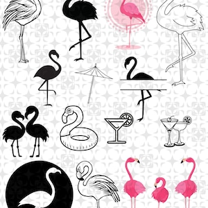 Flamingo SVG bundel cricut shirt flamingo png bundel gratis commercieel gebruik flamingo gesneden bestand nieuwe svg png nieuwe set partij