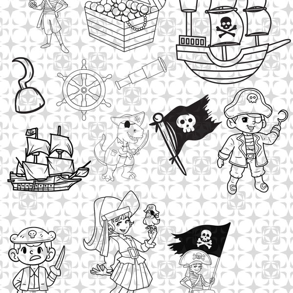 pirate svg, children's pirate svg, ship, pirate, png, svg, carnival, festival, crafts, invitation,