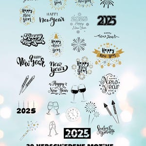 neu, novo, svg, png, ano novo SVG, design de ano novo 2025, feliz ano novo para impressão, arte de parede DIY, véspera de ano novo, ano novo saudável, final de ano feliz