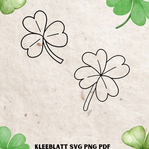 Esquema de trébol svg, Trébol svg, Imágenes prediseñadas de trébol, Silueta de trébol, Descarga instantánea PNG, Trébol SVG, Trébol SVG, Trébol de 4 hojas