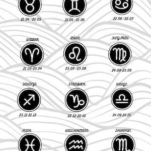 Sternzeichen Svg Bundle,Horoskop SVG Bundle,Celestial Sternzeichen SVG,Sternzeichen Konstellation SVG,Sternzeichen Clipart,Horoskop Geschenk