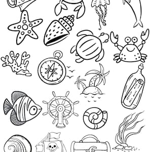 cancer, dauphin, poisson, pirate, jumelles, île, trésor, carte au trésor, NOUVEAU, nouveau, svg, png, numérique, fichier SVG de l'île au trésor, trésor de pirate, aventure insulaire,