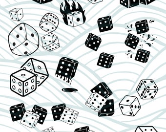 Tärnings-SVG, geometrisk tärningsdesign, speltärningar, digital skärfil, DIY-projekt, hantverksmaterial, olika tärnings-SVG, speltärningar