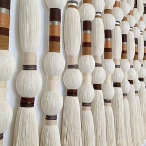 Handmade Macramé Wall Hanging – Neutral Boho Cotton Tapestry