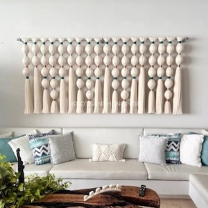 Reflejos Mexican Wall hanging large wall weaving tapestry, wall weaving, handwoven hanging, large macrame wall hanging