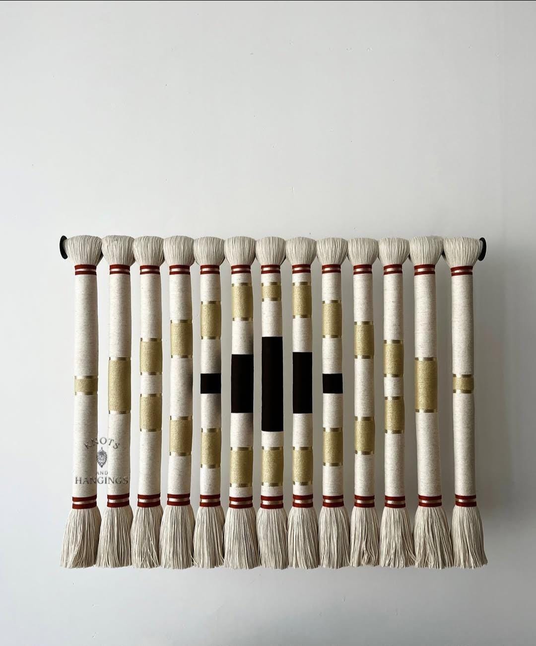 Large Macrame Wall Art, Modern Fiber Installation, Contemporary Boho ...