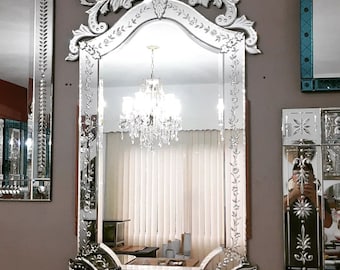 Bestselling Handmade Venetian Mirror, Large Mirror, Venetian Mirror Italian Style Wall Mirror, Living Room Mirror, Mirror Wall Decor