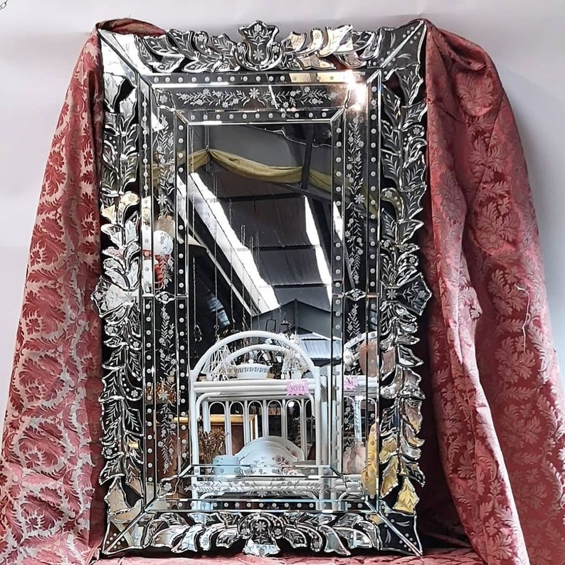 Marcia Framed Wall Mirror 22x26 Multicolor Decorative Marcia