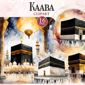 Imágenes Prediseñadas De La Kaaba, Eid Mubarak, Umrah Mubarak, Ramadán Kareem, Png Islámico, Masjid, Imágenes Musulmanas, Pintura De La Kaaba
