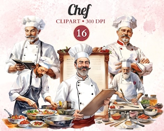 Chef Clipart, Chef Png, Chef Hat Png, Chef Vector, Chef Image, Cooking Clipart, Kitchen Clipart, Cooking Png, Cooking Vector