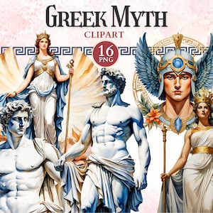 Clipart Mythe grec, Créature Mythique, Clipart Déesse, Personnages Animés, Mythologie Grecque, Mont Olympe