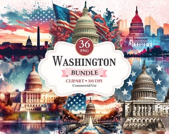 Washington Clipart, District of Columbia, Capitol Building, Washington DC Skyline, Federal Government, US Government, US Hystory