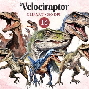 Clipart vélociraptor, vélociraptor Png, clipart dinosaure, Dino Png, Silhouette de dinosaure, animaux préhistoriques, sublimation