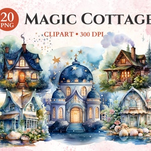 Casa De Fadas Clipart, Casa De Fadas, Jardim Encantado, Casa De Cogumelos, Floresta Mágica, Clipart De Fantasia, Transparent Png, Instant Download