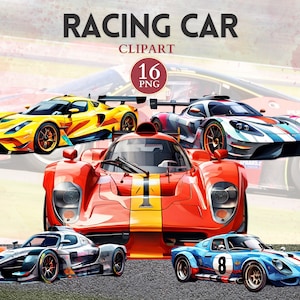 Clipart racewagen, racen png, raceauto png, sportwagen clipart, motorsportafbeelding, sportgraphics