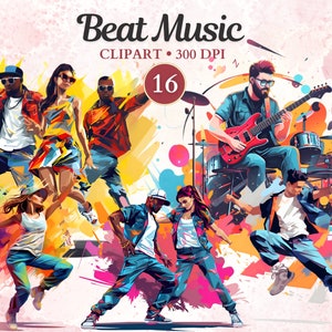 Beat Music Clipart, Rock Music, Rock Band Png, Rock Concert, Guitarist, Musician, Music Clipart, Music Png