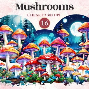 Clipart De Cogumelo, Cogumelo Png, Aquarela Prado, Gráfico Musgo, Clipart Selvagem, Elementos Florestais, Wanderlust Png