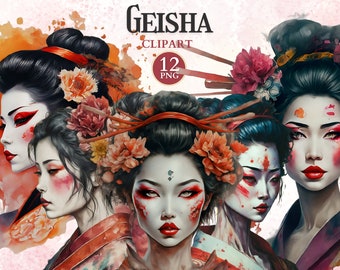 Geisha Clipart, Japanese Culture, Japanese Png, Kimono Png, Cultural Symbols, Cultural Art, Traditional Geisha Art, Travel Clipart