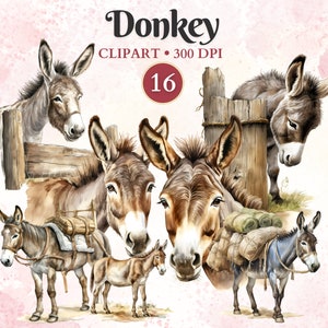 Âne png, Silhouette D'âne, Mule Clipart, Vecteur D'âne, Images D'animaux De La Ferme, Vecteur Animal, Clipart Ferme