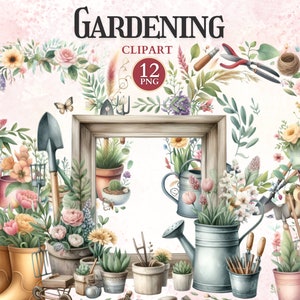 Imágenes prediseñadas del marco de jardinería, borde de la granja del jardín png, marco de fotos imprimible png, corona de follaje verde, imagen ornamentada, sublimación