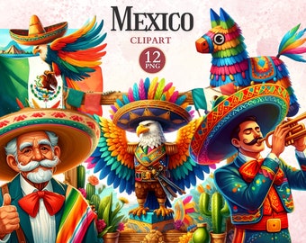 Mexico Clipart, Dia De Los Muertos, Tacos Png, Day of The Dead, Cinco de Mayo Png, Sombrero, Mexican Fiesta, Taco Tuesday, Travel Vector