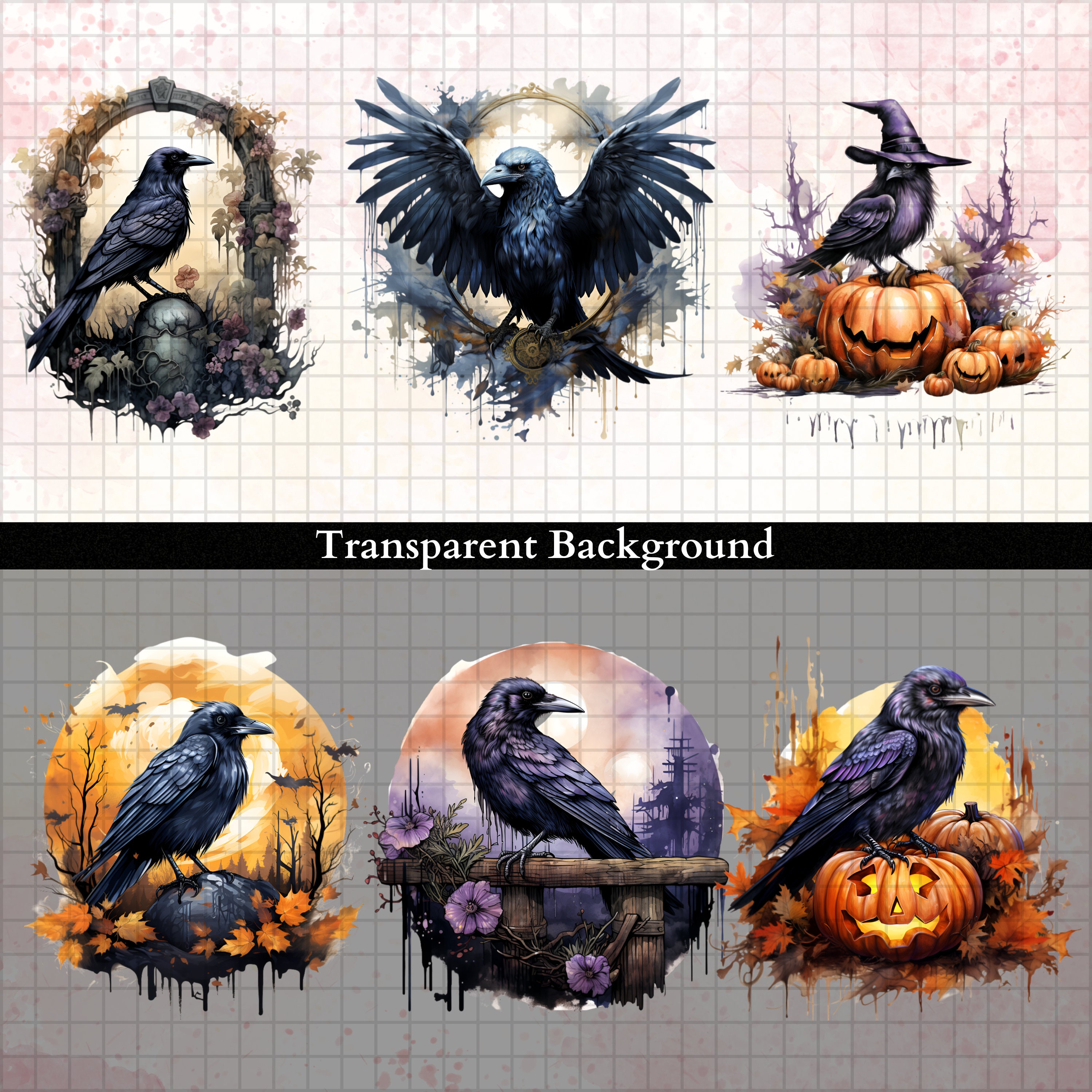 Raven Halloween Printables