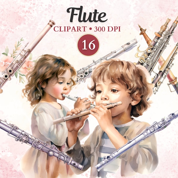 Flute Clipart, Flute Png, Sweet Flute, Wind Instrument, Musical Instrument, Music Clipart, Music Png, Orchestra, Band