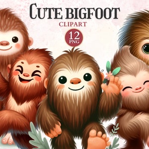 Lindo Bigfoot Clipart, Sasquatch Png, Yeti Clipart, Criatura Mítica, Monstruo Png, Bestia Mitología, Animal Mitológico, Png Transparente