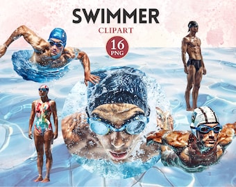 Swimmer Clipart, Swimmer Png, Swim Png, Water Clipart, Swimming Pool, Swimming Graphics, Sport Graphics, Sport Image