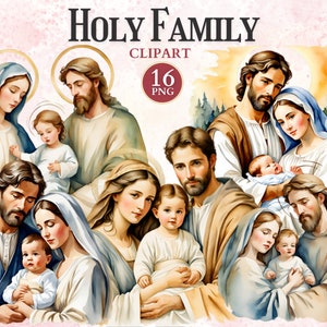 Heilige familie clipart, kerststal clipart, Bijbel png, Jezus png, geloof gesneden bestand, katholieke iconen digitaal, kerststal silhouet