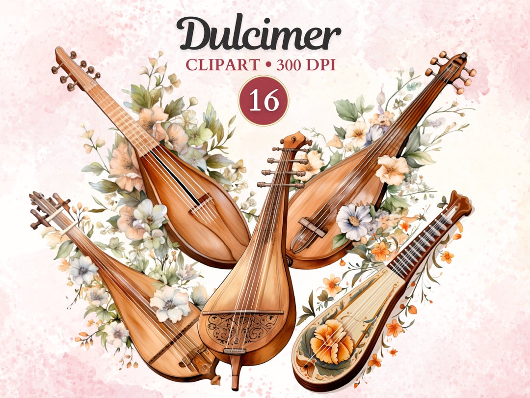 Dulcimer Clipart, Dulcimer Png, Musician, String Instrument, Musical