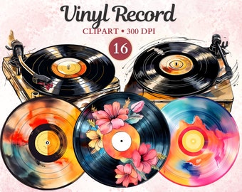 Vinylplaat clipart, vinylplaat png, muziekspeler, klassieke muziek, retro muziek, muziek clipart, muziek png