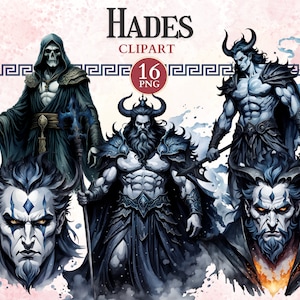 Clipart Hadès, Hercule Png, grec ancien, créature mythique, mythologie grecque, méchant design, art Hadès et Perséphone