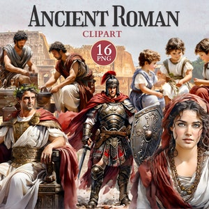 Ancient Roman Clipart, Ancient Rome Clipart, Roman Emperor, Colosseum Png, Historical Png, Roman Image, Scrap Book