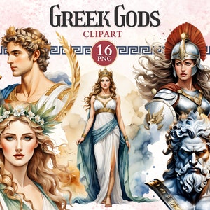 Clipart Dieux Grecs, Créature Mythique, Clipart Mythique, Personnages Animés, Mythologie Grecque, Mont Olympe