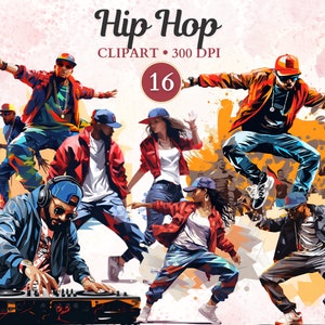 Clipart hiphop, hiphopdans png, dj, breakdance, danser clipart, Afro-Amerikaanse muziek, muziek clipart, muziek png